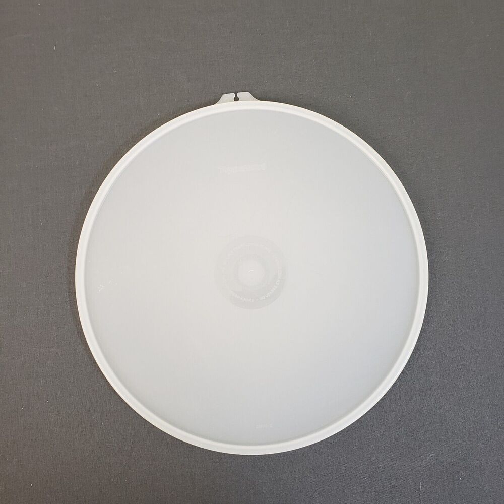Vintage Tupperware Replacement Lid Sheer Clear Round 2197B-2   9.25"